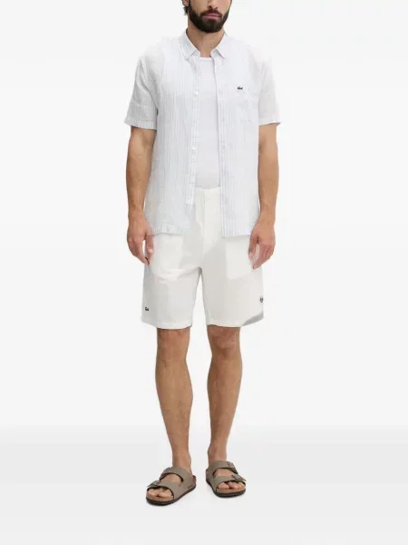 Scurt cămașă Lacoste alb