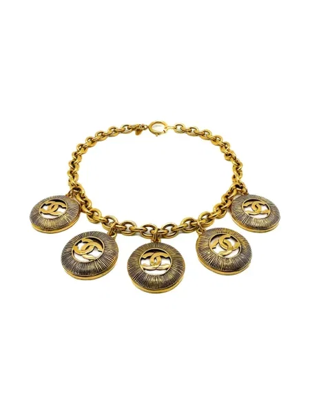 Přívěsek Chanel Pre-owned s autogramem zlatý