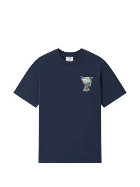 Tricou Casablanca cu imagine albastru