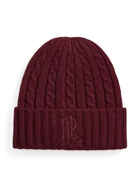 Lauren Ralph Lauren Căciulă burgundy roșu