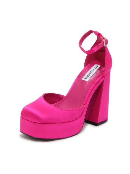 Satynowa czółenka Steve Madden różowa