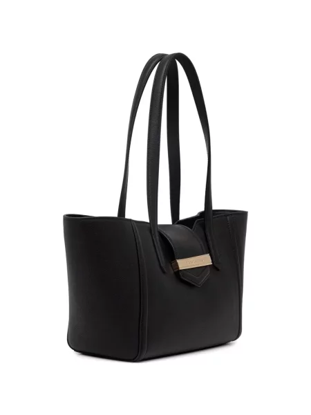 Shopper kabelka Karl Lagerfeld s autogramem černá