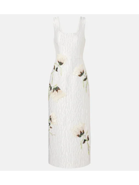 Sukienka koktajlowa Simkhai żakardowa garniturowa biała