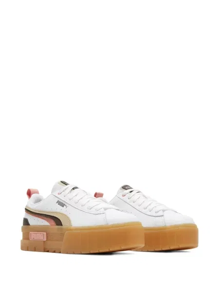 Sneakerși Puma Platform cu platformă alb
