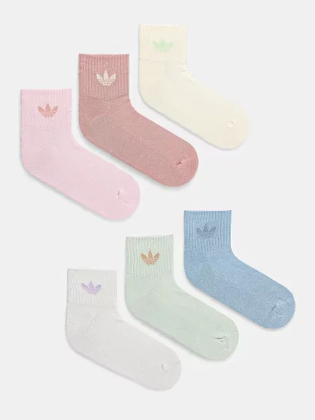 Ponožky adidas Originals ružová