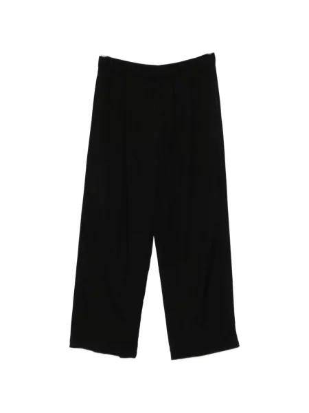 Pantaloni Our Legacy drapate din țesătură twill negru