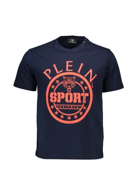Tricou sport Plein Sport cu imagine albastru