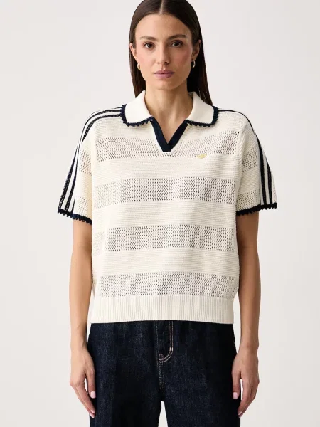 Adidas Originals πόλο γυναικείο Resort μπεζ