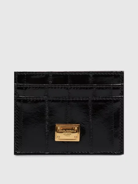 Кожаный кошелек Dolce&gabbana черный