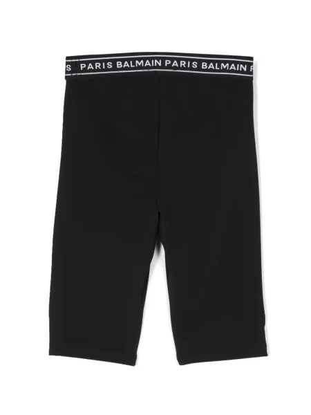 Legginsy dziecięce Balmain czarne