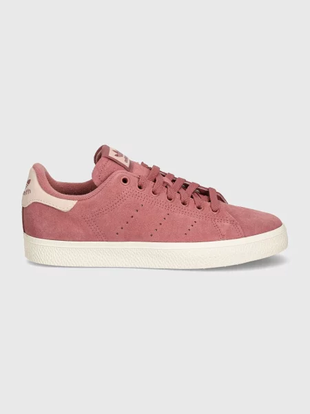 Adidas Originals sneakersy zamszowe Stan Smith Cs bordowy różowe