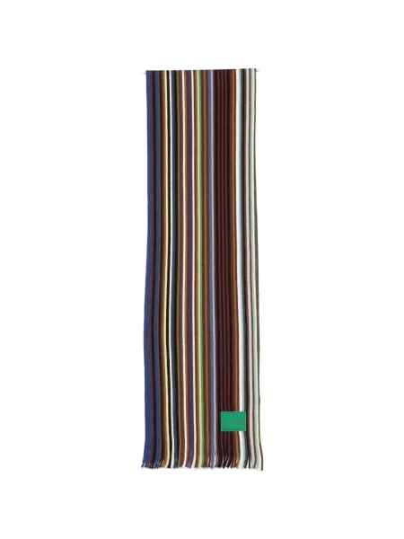 Fular Paul Smith cu dungi albastru