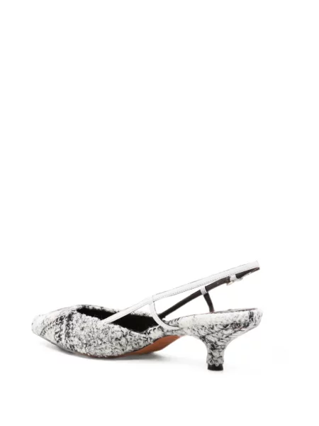 Pantofi cu toc Missoni alb