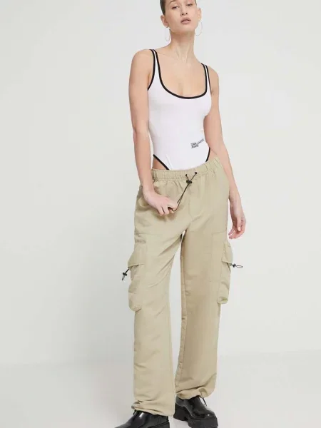Karl Lagerfeld Jeans Donji dio trenirke zelena
