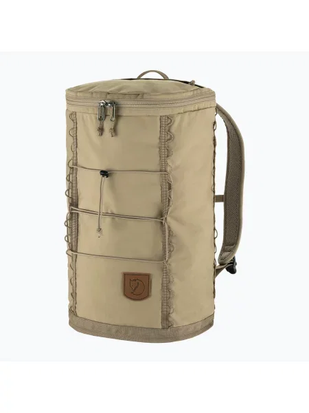 Fjallraven hátizsák Singi zöld nagy sima bézs