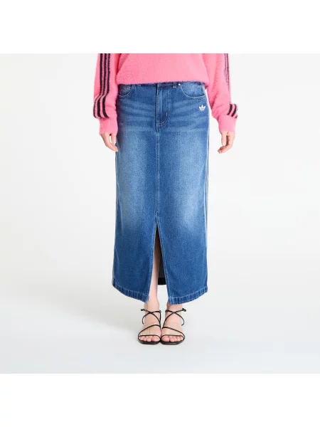 Spódnica adidas Adicolor Denim Pencil Skirt Indigo Denim 34 niebieska