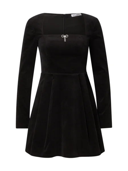 Noar studios Šaty VELVET DRESS' čierna