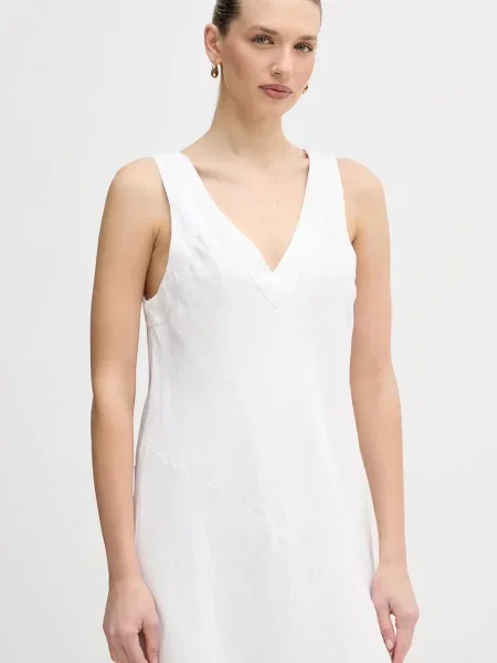 Макси платье Dkny клеш белое