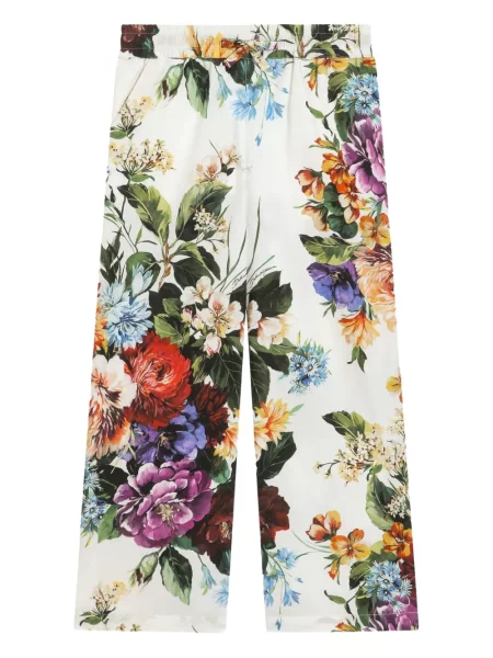 Spodnie dziecięce Dolce And Gabbana białe