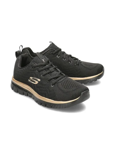 Skechers Cipő Get Connected fekete