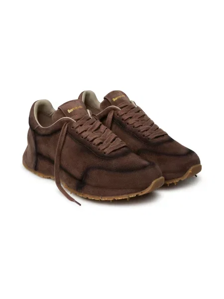 Sneakersy Barracuda zamszowe brązowe