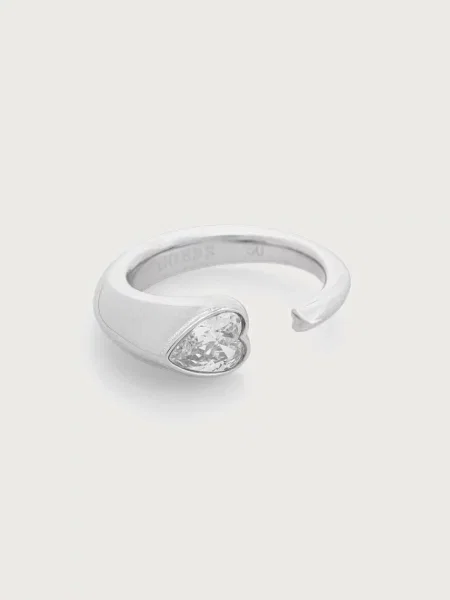 Guess inel pentru femei din oțel inoxidabil cu zirconiu cubic CRYSTAL LOVE