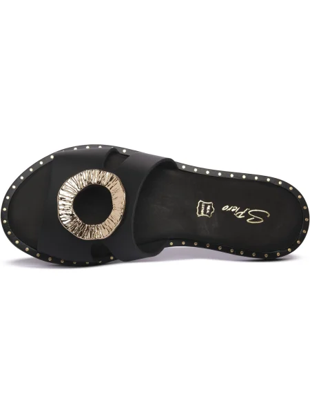 Pantofi S.piero din piele negru