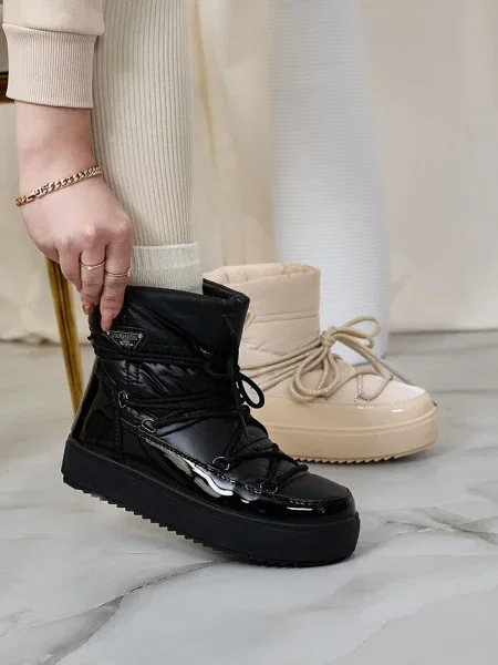 Slip-on зимни обувки за сняг Resti черно