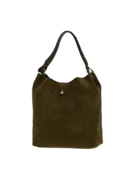 Torebka Vivienne Westwood skórzana zielona