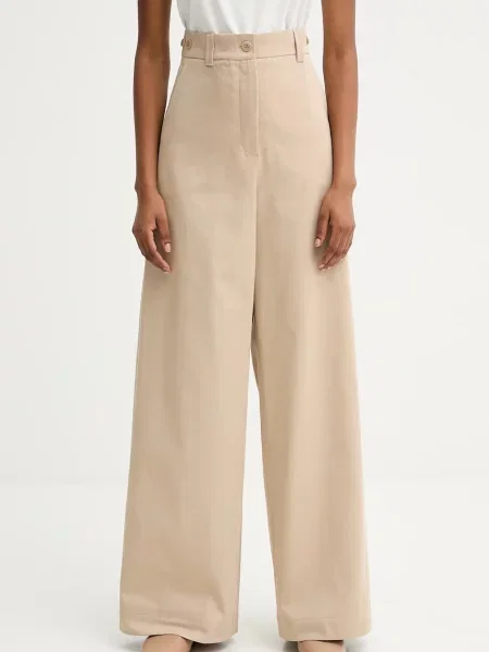 Hlače Weekend Max Mara ALFEO bež