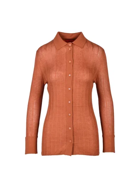 Kardigan Wild Cashmere z kaszmiru brązowy