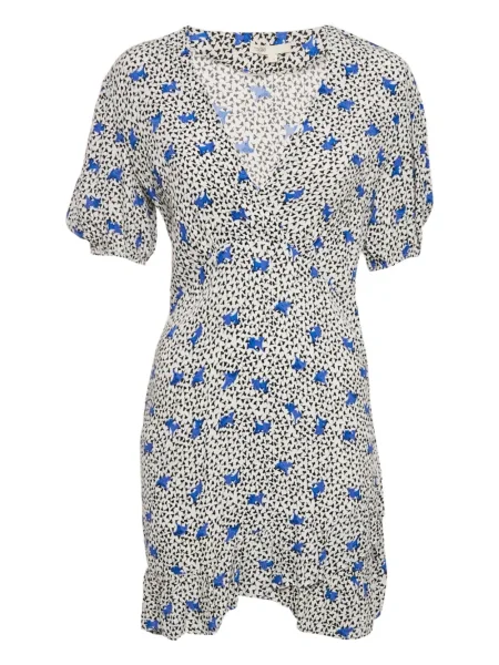 Rochie mini Maje cu imagine de costum alb