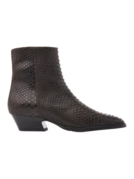 Buty do kostki Via Vai skórzane brązowe