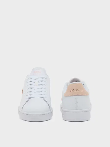 Кожаные кеды Lacoste белые