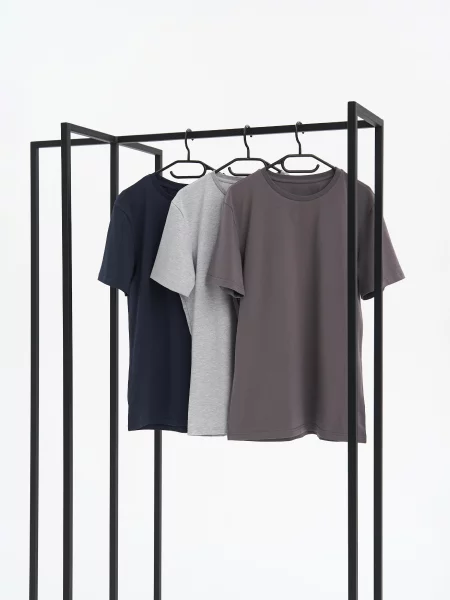 Набір футболок HANDY WEAR Cotton Basic мультиколор бавовна/еластан
