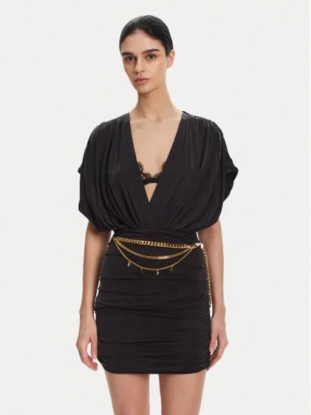 Коктейльное платье Elisabetta Franchi черное