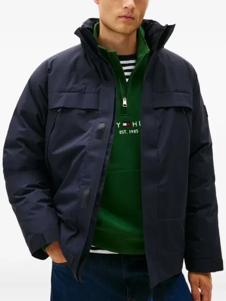 Geacă Tommy Hilfiger albastru