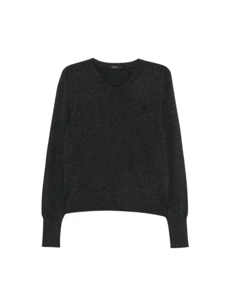 Sweter Gucci z kaszmiru szary