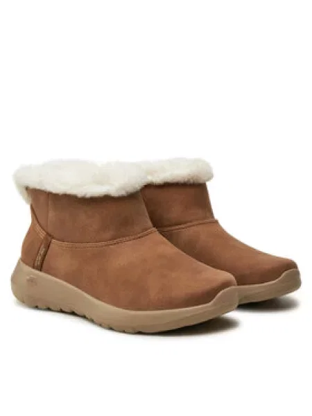Skechers Polokozačky On-the-GO Joy hnědá
