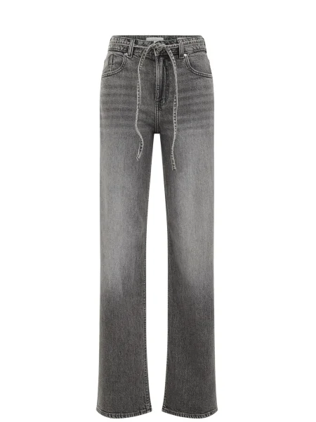 WE Fashion Jeans închis gri