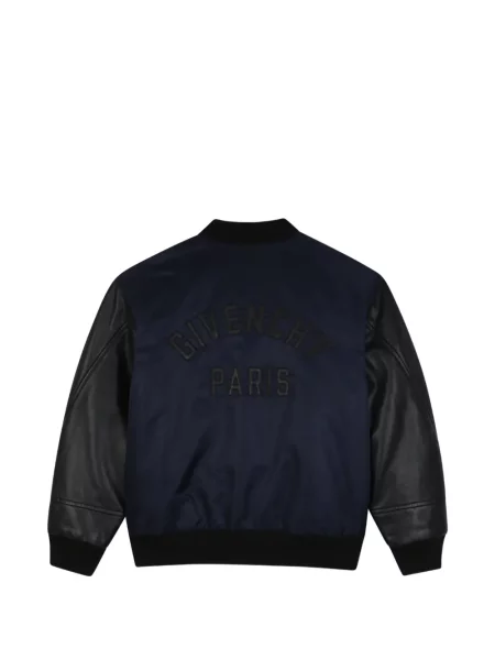Kurtka bomber dziecięcy Givenchy niebieski