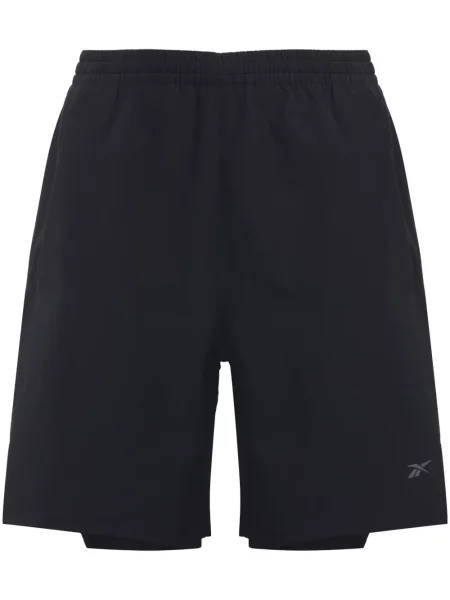 Pantaloni scurți Reebok alergare negru
