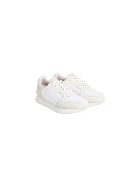 Calvin Klein Jeans Sportcipők Runner Laceup Low Mg Media Ekru fehér