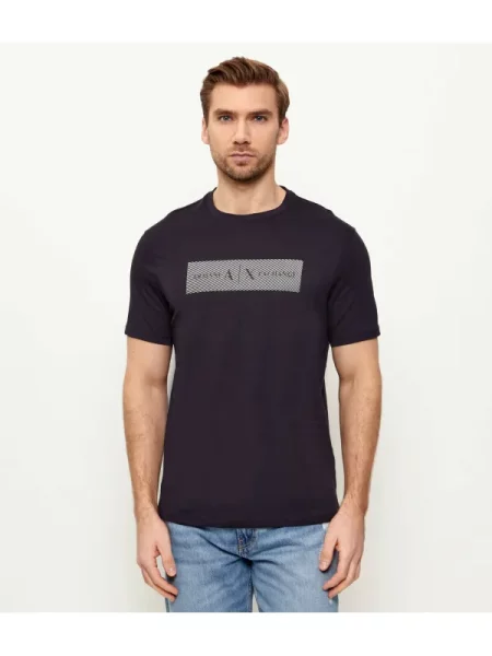 Armani Exchange Tricou albastru