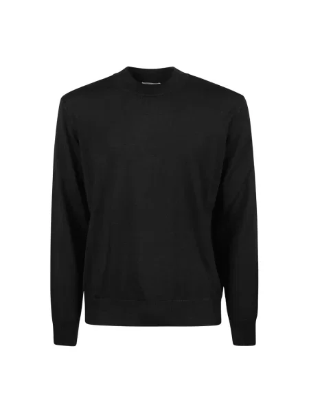 Sweter z golfem Altea wełniany czarny