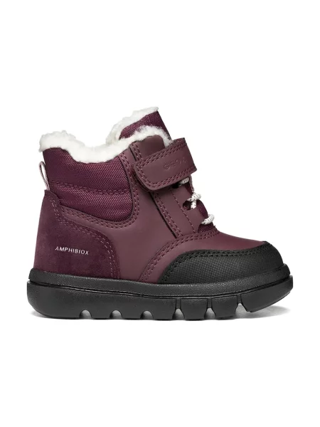 Geox cizme de zăpadă pentru copii WILLABOOM violet