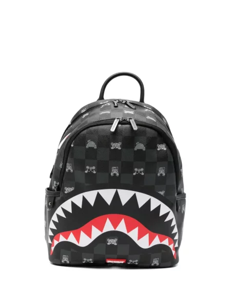 Rucsac Sprayground în carouri gri