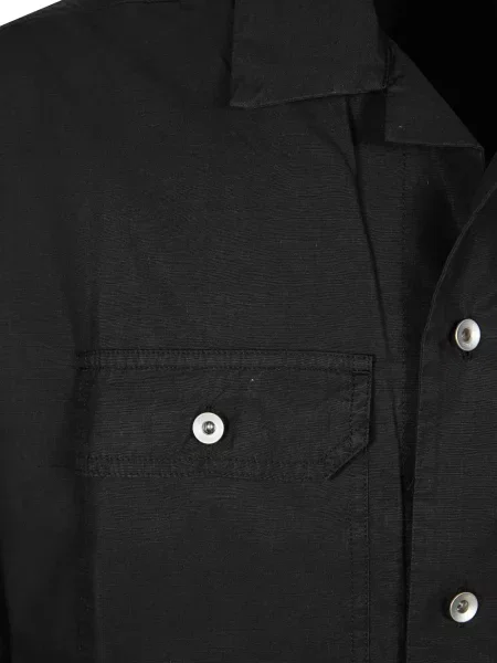 Риза Rick Owens Drkshdw джобове с копчета черно