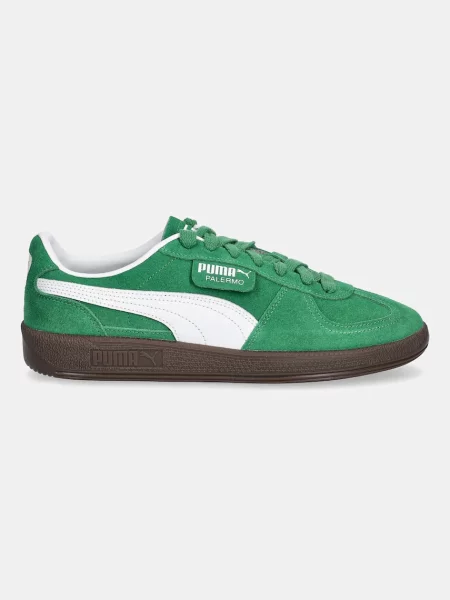 Velúr félcipo Puma zöld