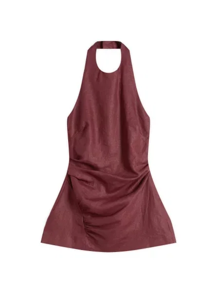 Top Faithfull The Brand z dekoltem halter